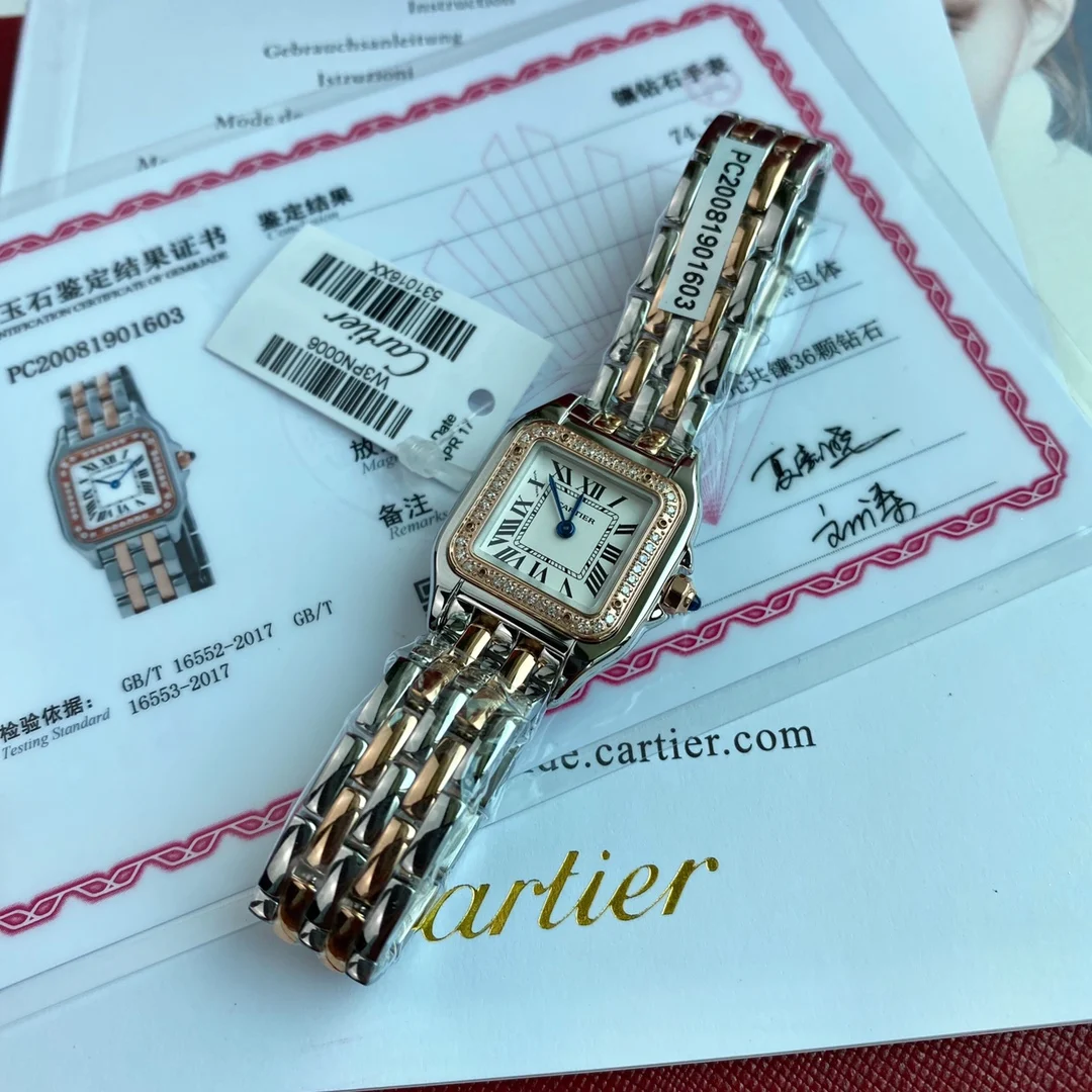 Cartier Ballon Bleu Rose Gold Blue Dial 22 × 30mm — photographed off the sweep