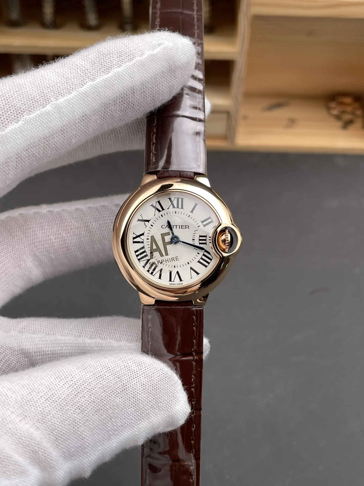 Cartier Ballon Bleu Rose Gold White Dial 28mm