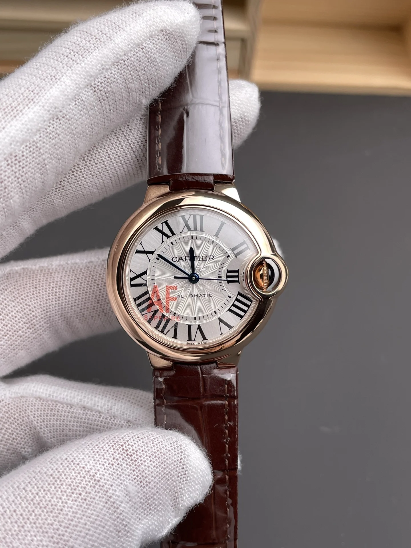 Cartier Ballon Bleu Rose Gold White Dial 33mm