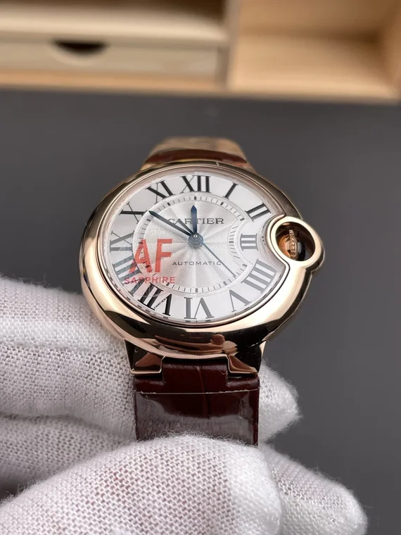 Cartier Ballon Bleu Rose Gold White Dial 33mm