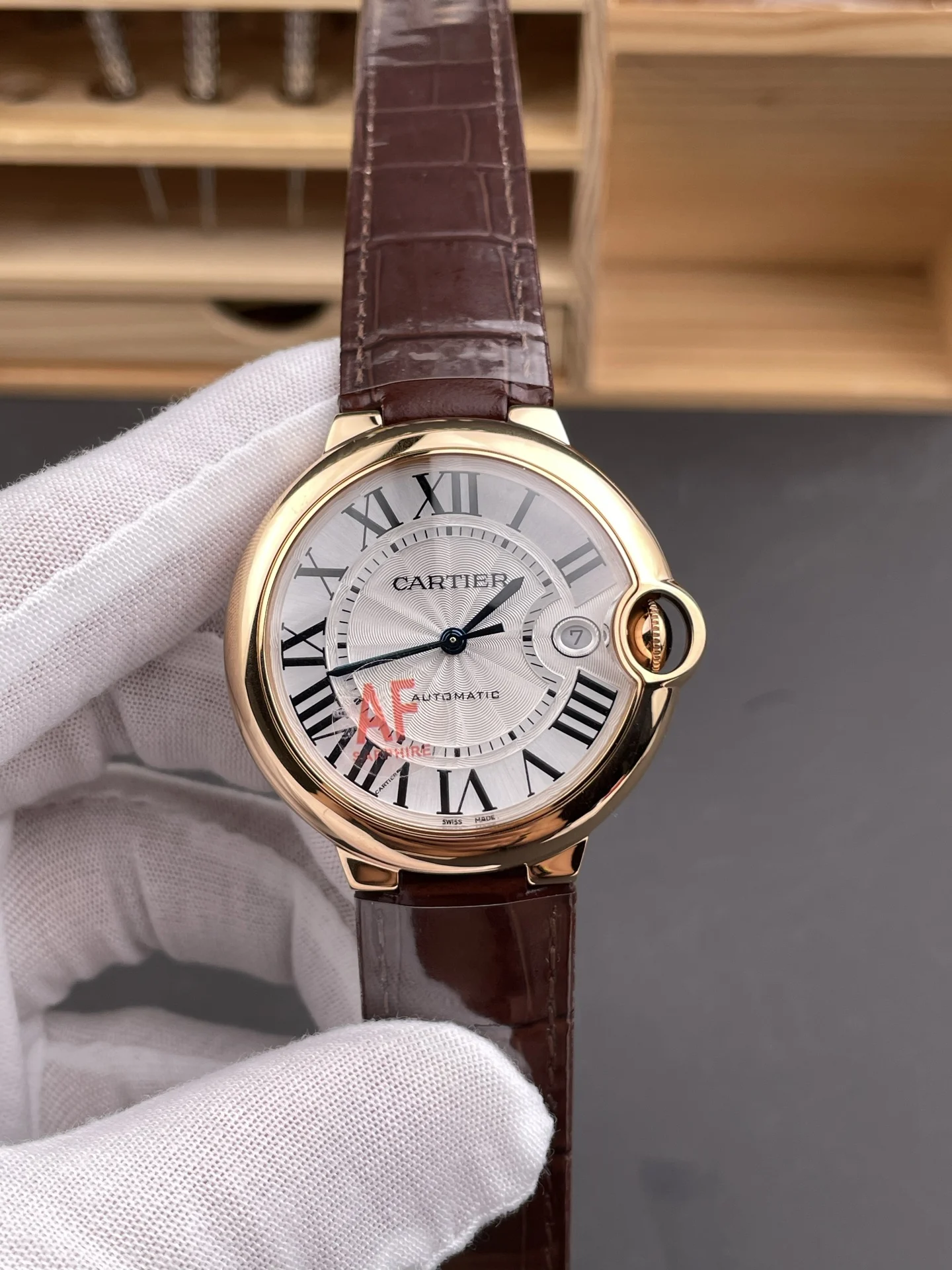Cartier Ballon Bleu Rose Gold White Dial 40mm