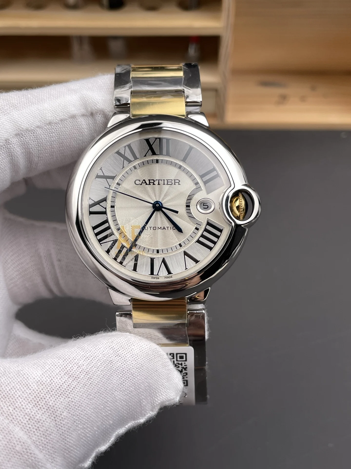 Cartier Ballon Bleu Two-Tone White Dial 42mm