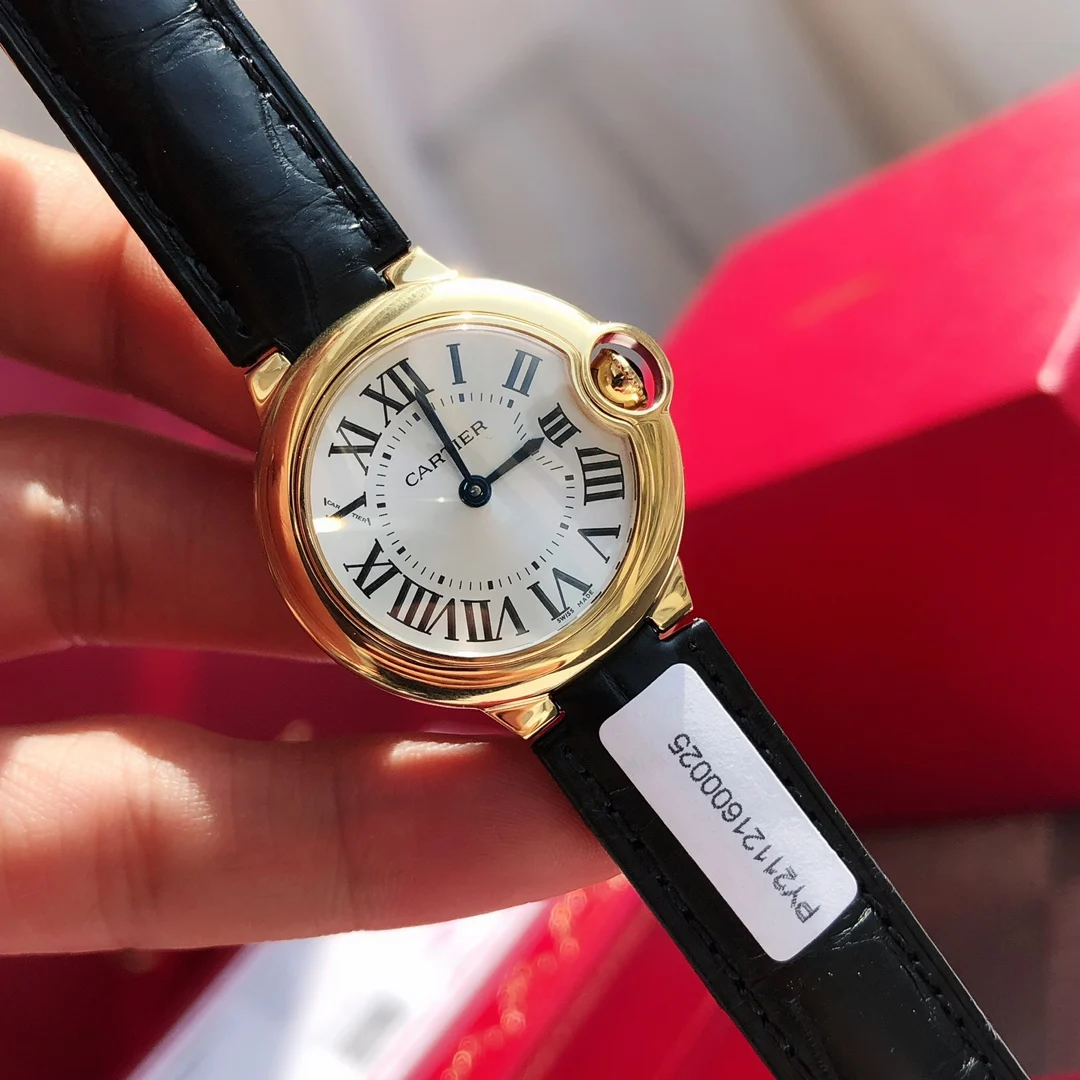 Cartier Ballon Bleu WGBB0007 — photographed off the sweep