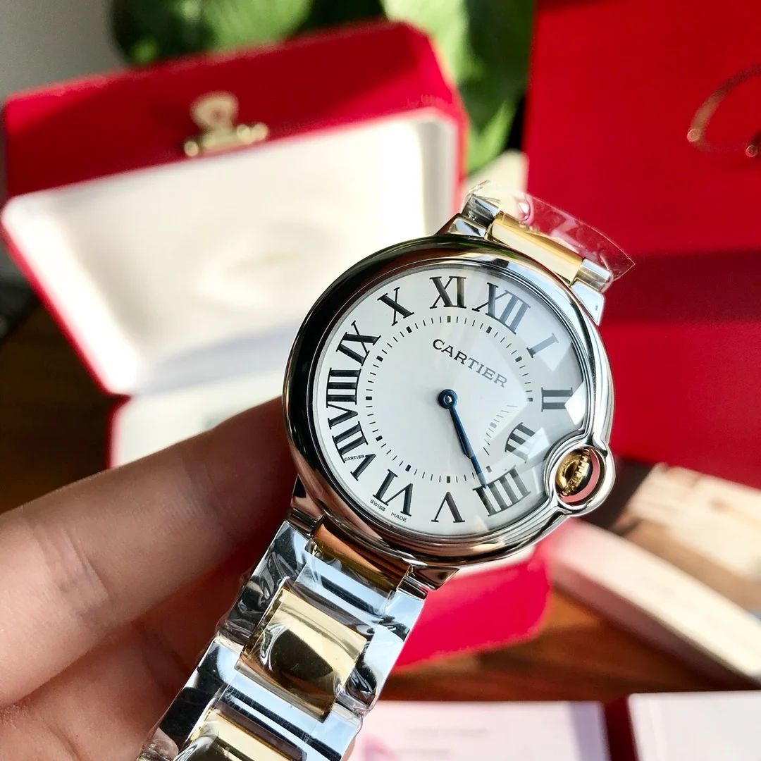 Cartier Ballon Bleu Yellow Gold 36mm — photographed off the sweep
