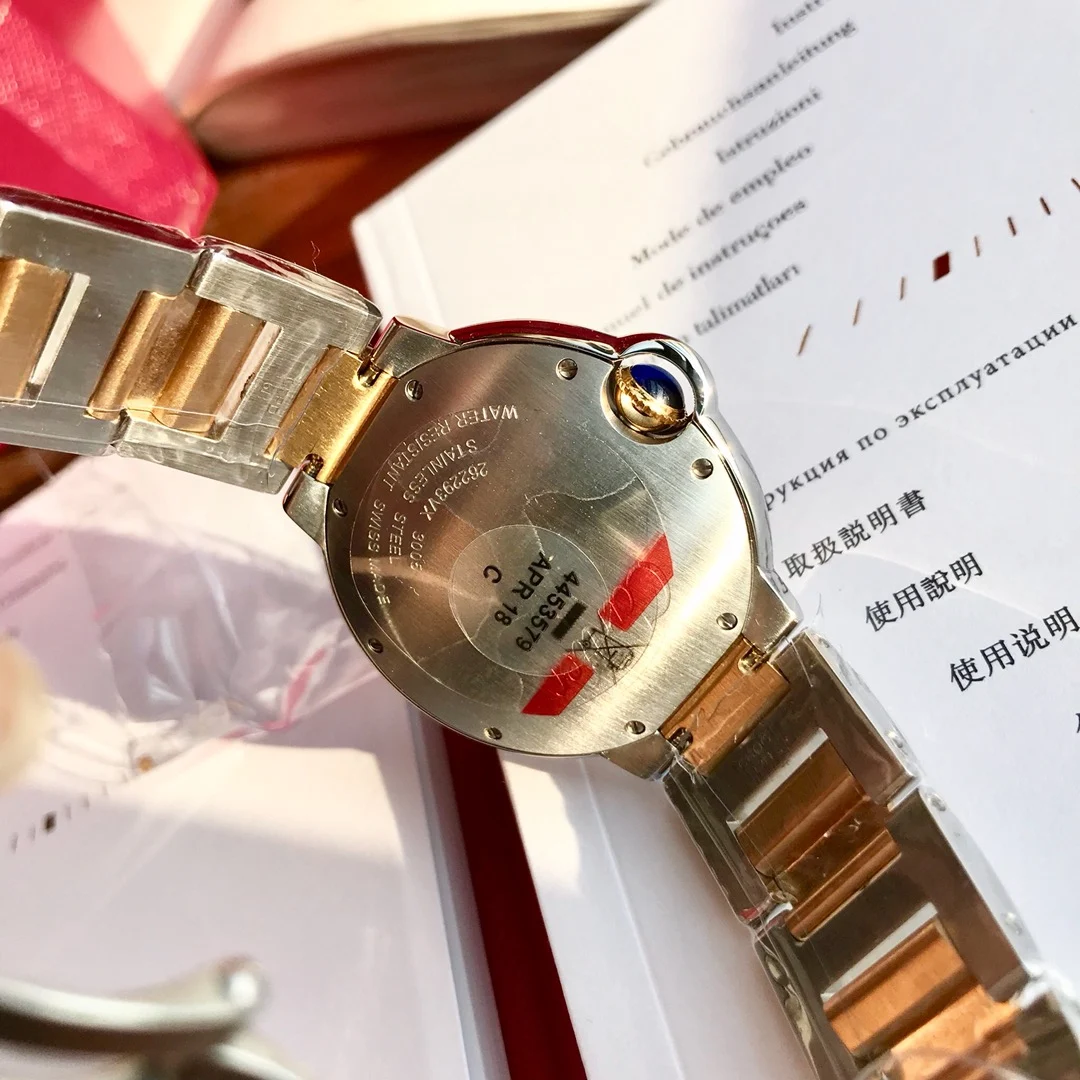 Cartier Ballon Bleu Yellow Gold 36mm — photographed off the sweep