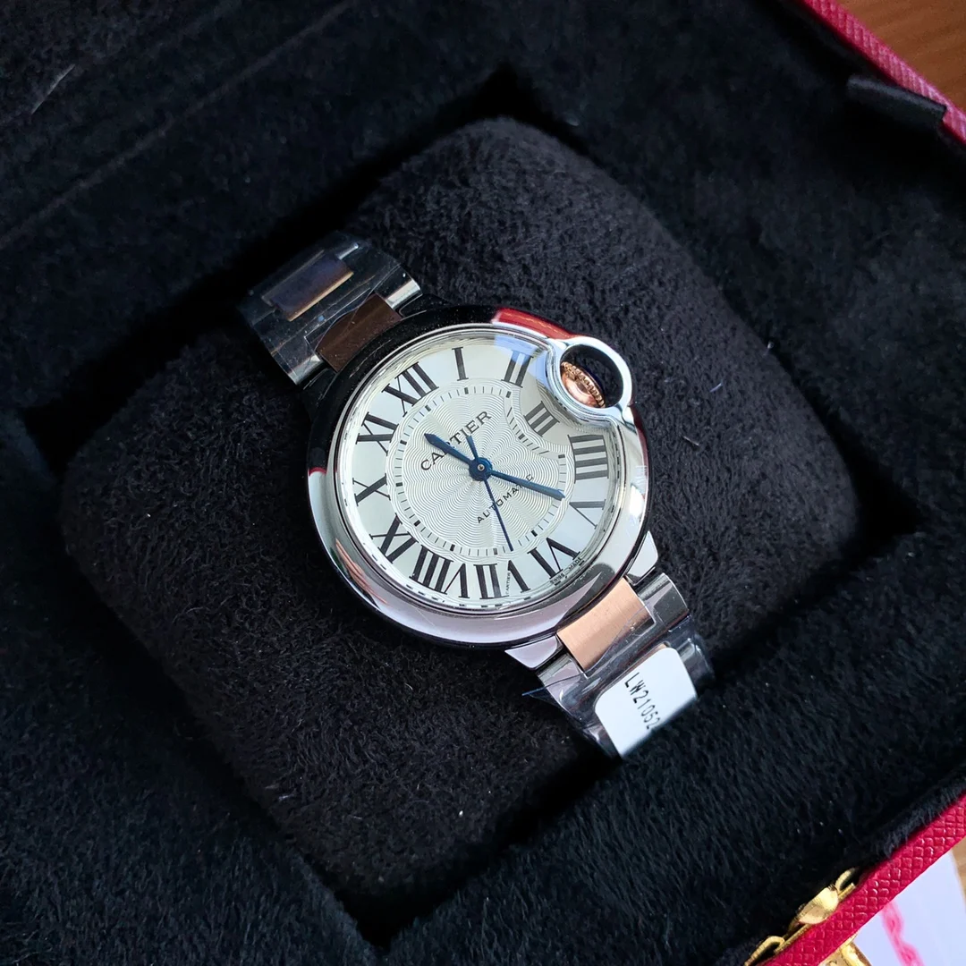 Cartier Ballon Bleu Yellow Gold Blue Dial