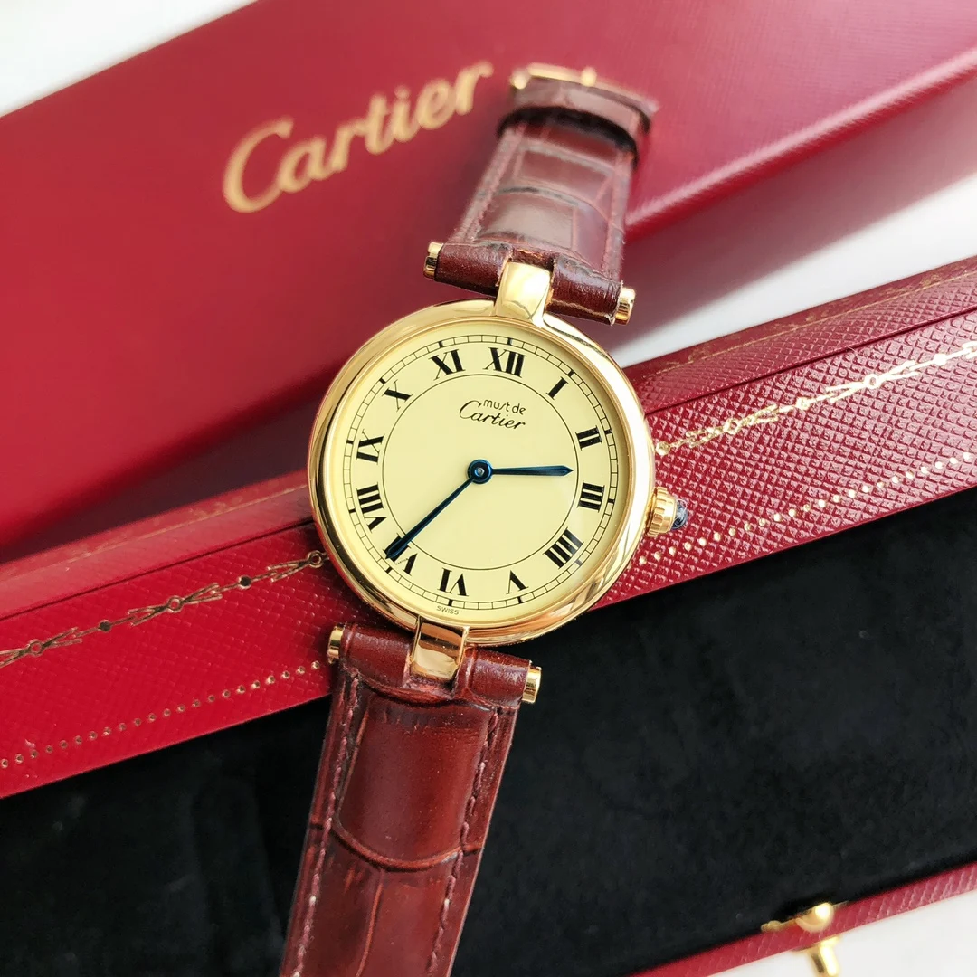Cartier Black Dial — photographed off the sweep