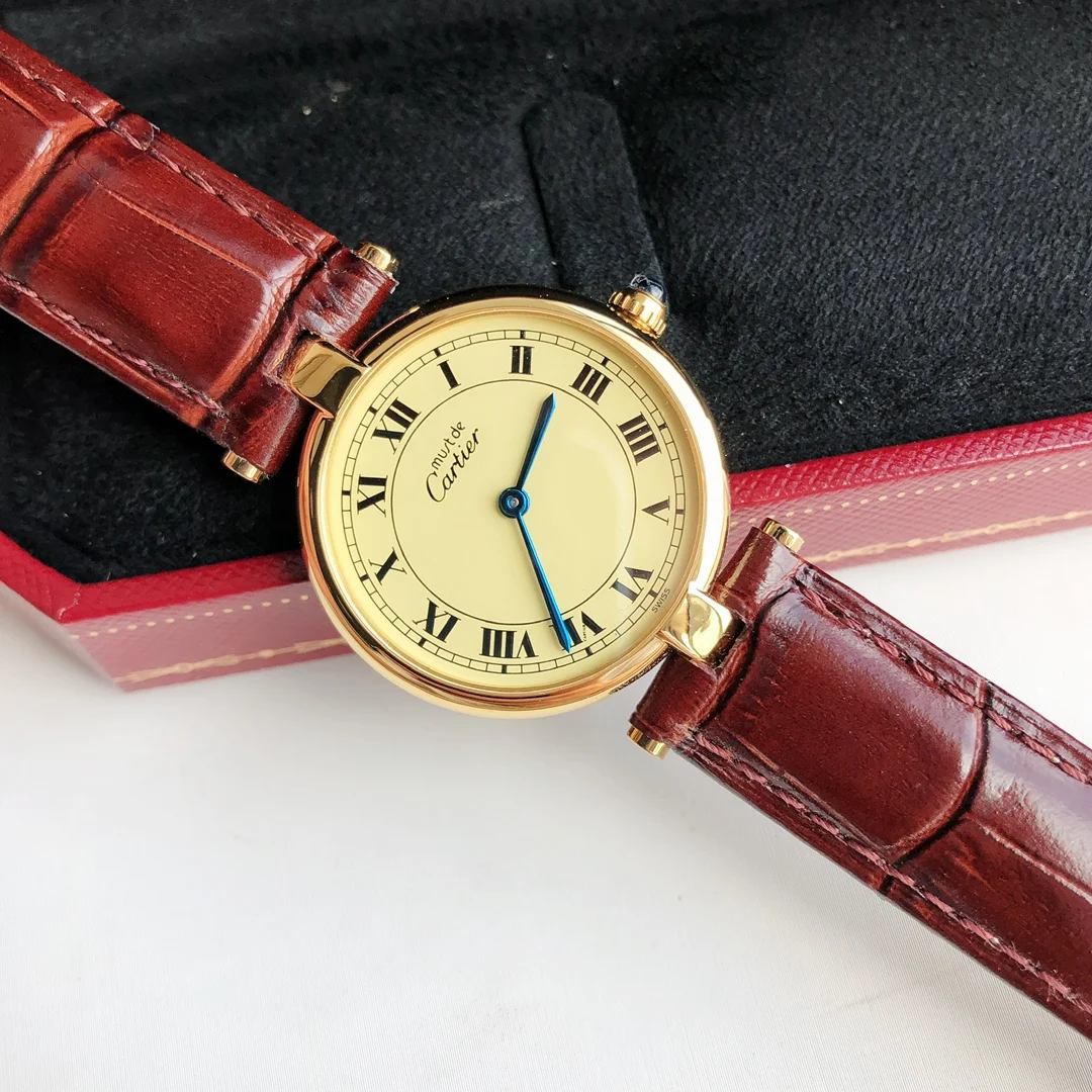Cartier Black Dial — photographed off the sweep