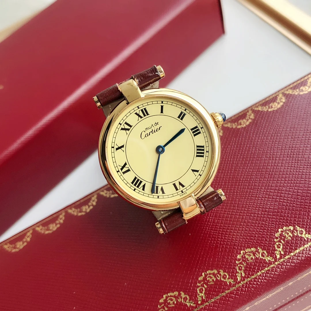 Cartier Black Dial — photographed off the sweep