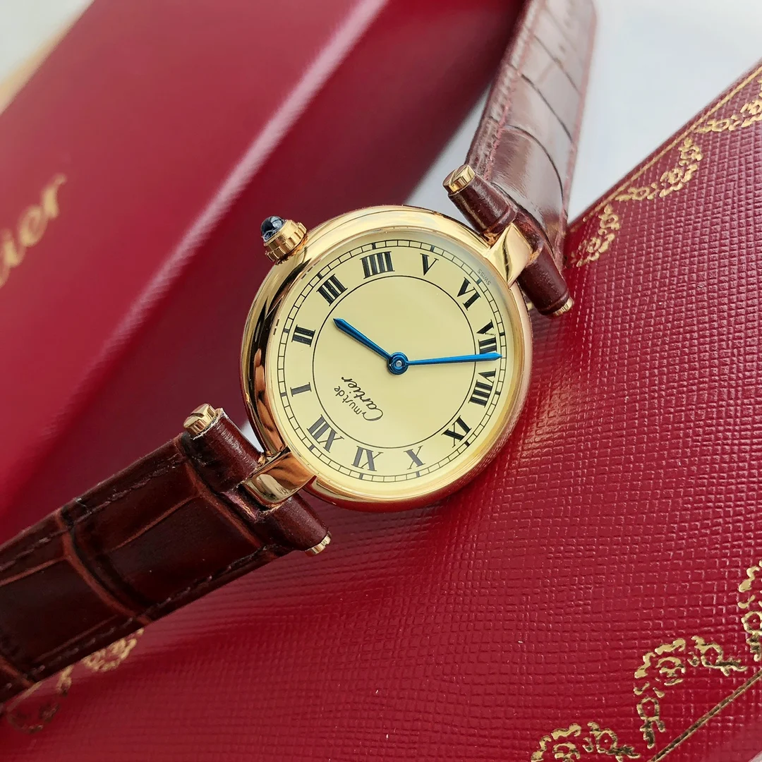 Cartier Black Dial — photographed off the sweep