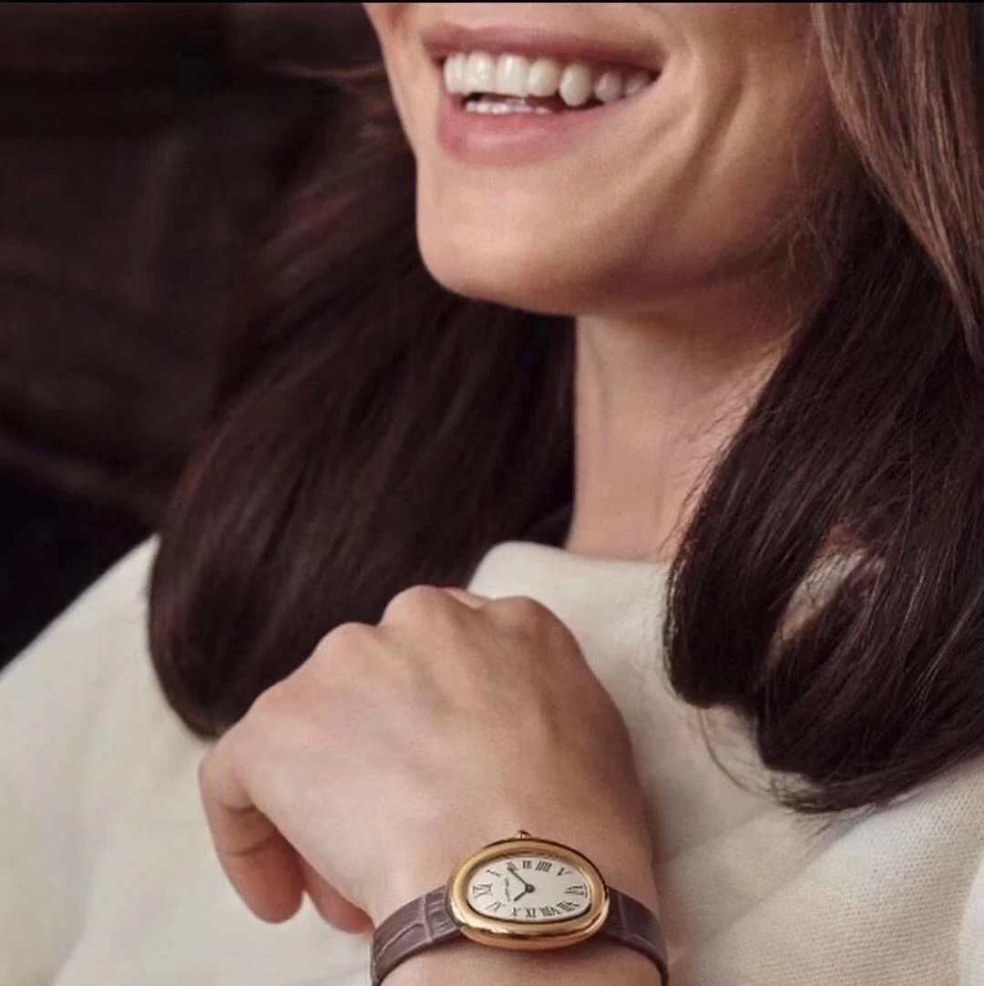 Cartier Brown Dial — photographed off the sweep