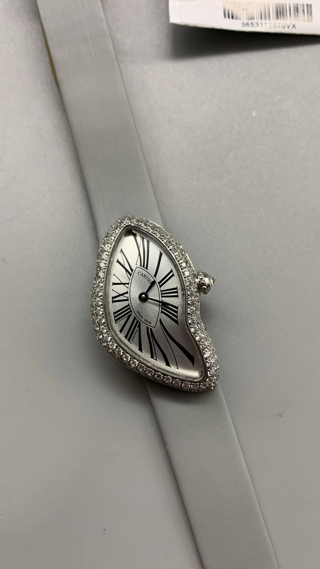 Cartier Crash — photographed off the sweep