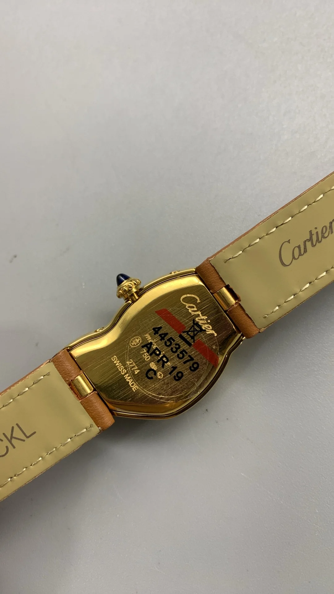 Cartier Crash — photographed off the sweep