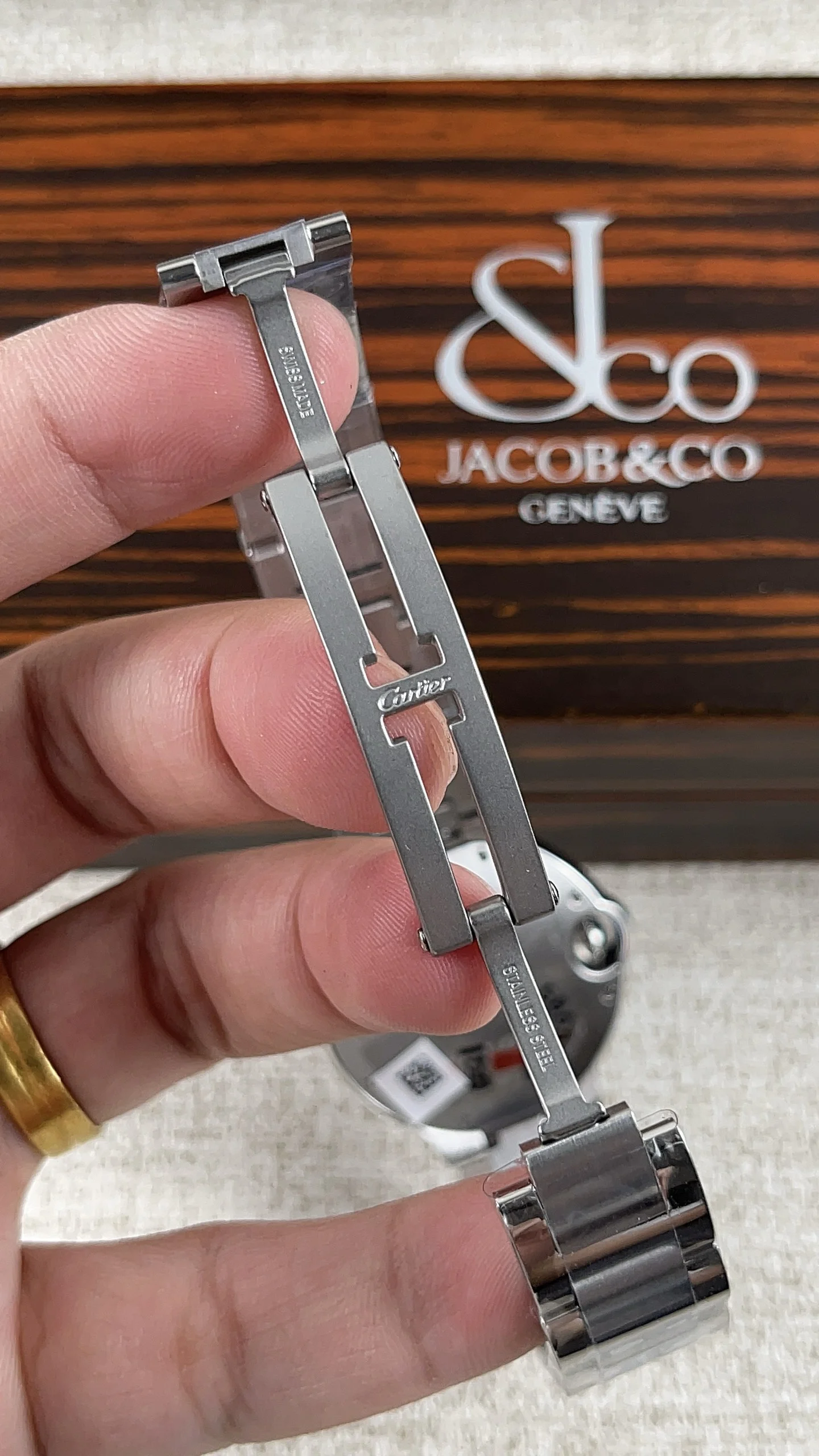Cartier Ice Blue — photographed off the sweep
