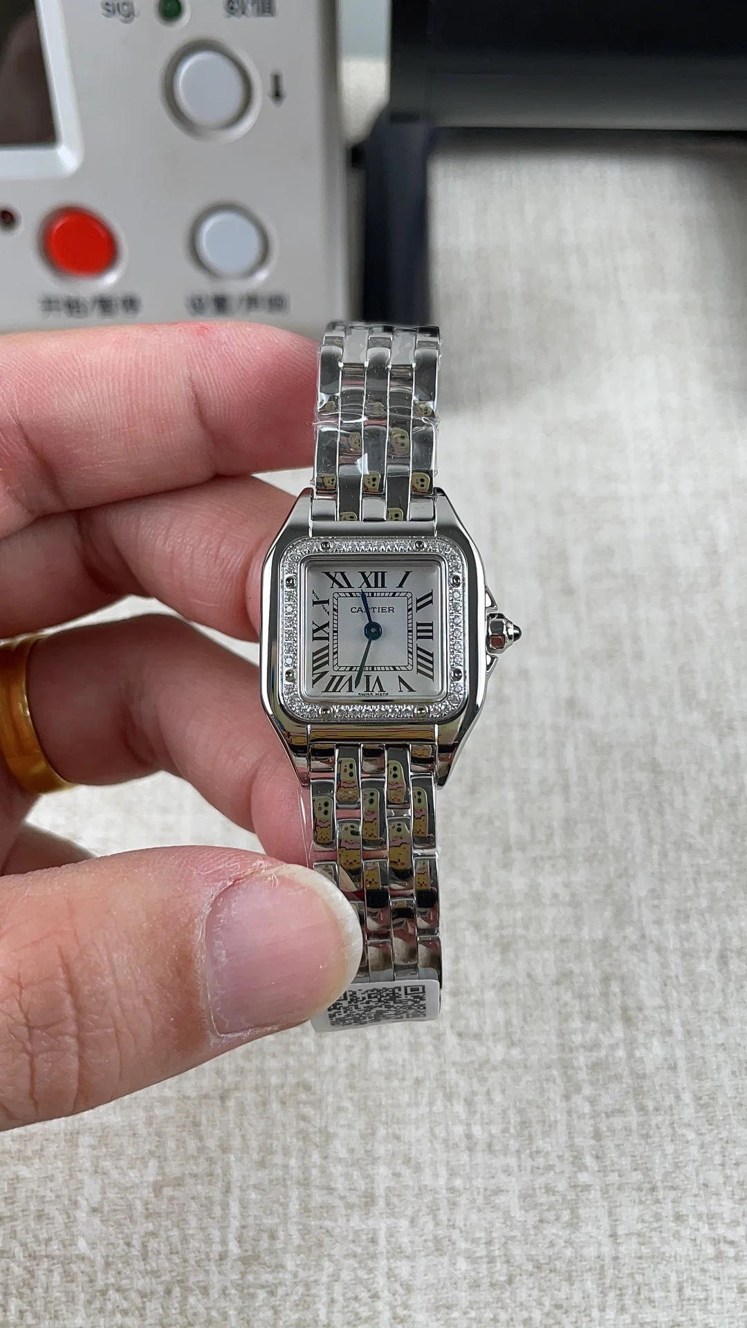 Cartier Panthère 22 × 30mm — photographed off the sweep
