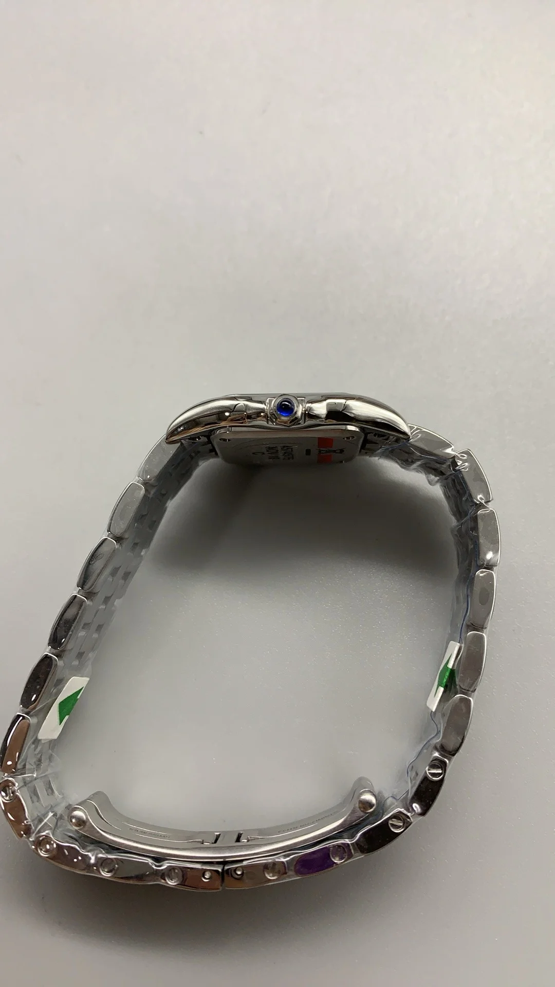 Cartier Panthère Silver Dial 22mm — photographed off the sweep