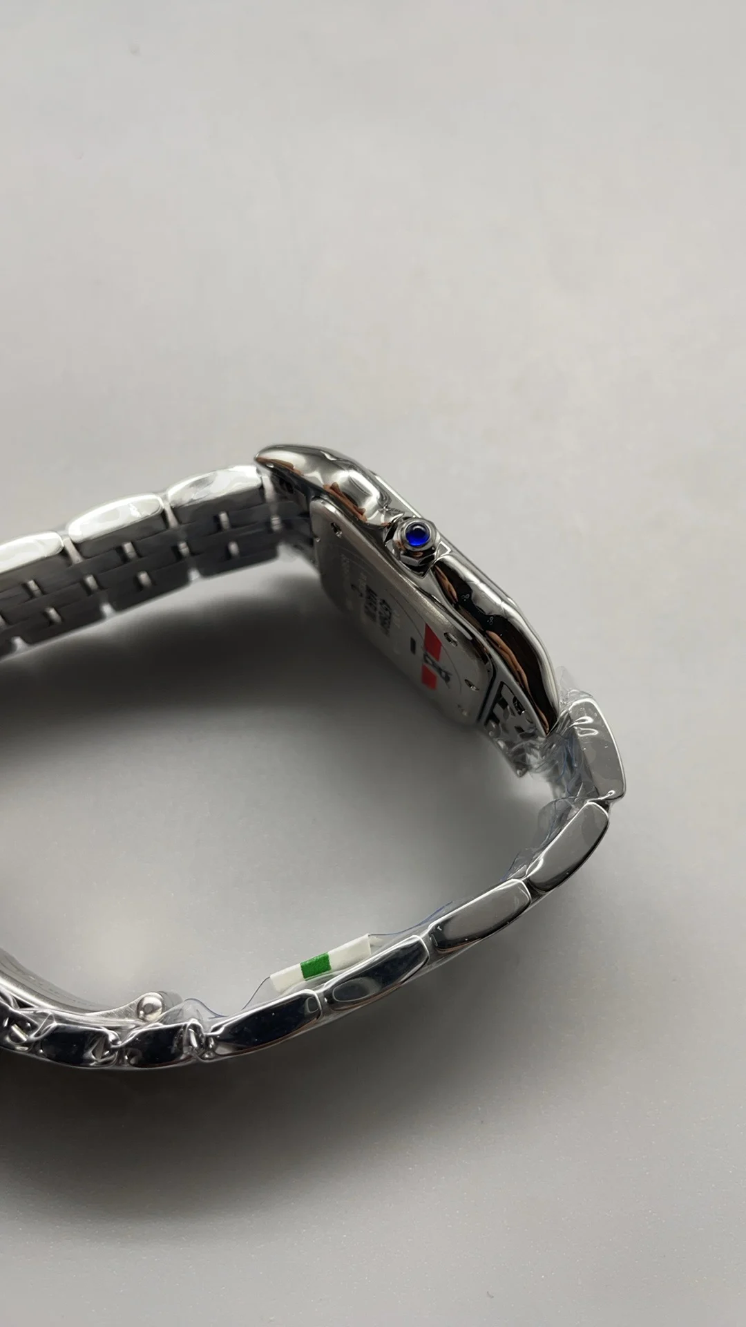 Cartier Panthère Silver Dial 27mm — photographed off the sweep