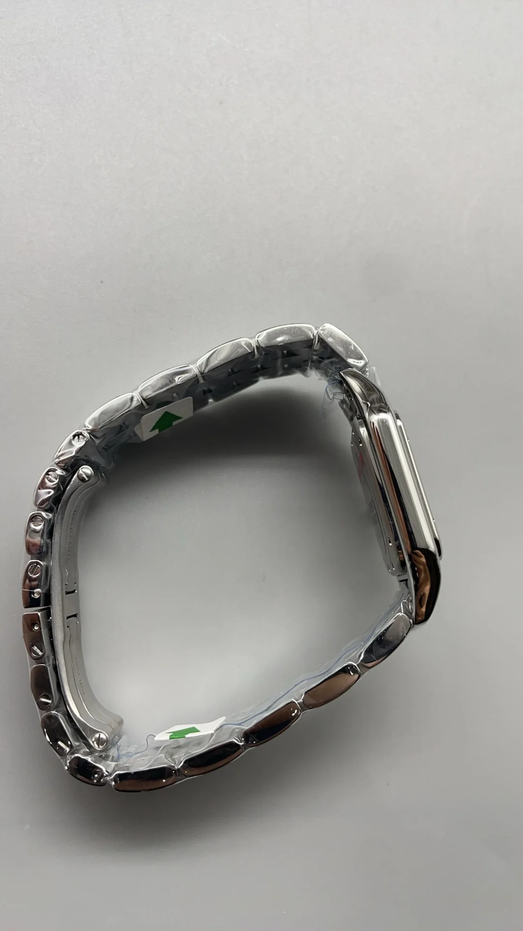 Cartier Panthère Silver Dial 27mm — photographed off the sweep