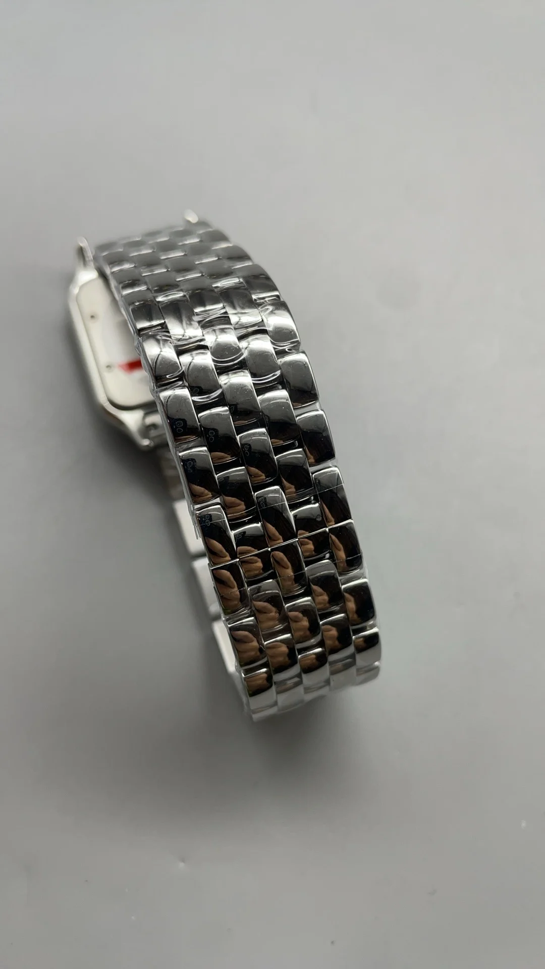 Cartier Panthère Silver Dial 31mm — photographed off the sweep