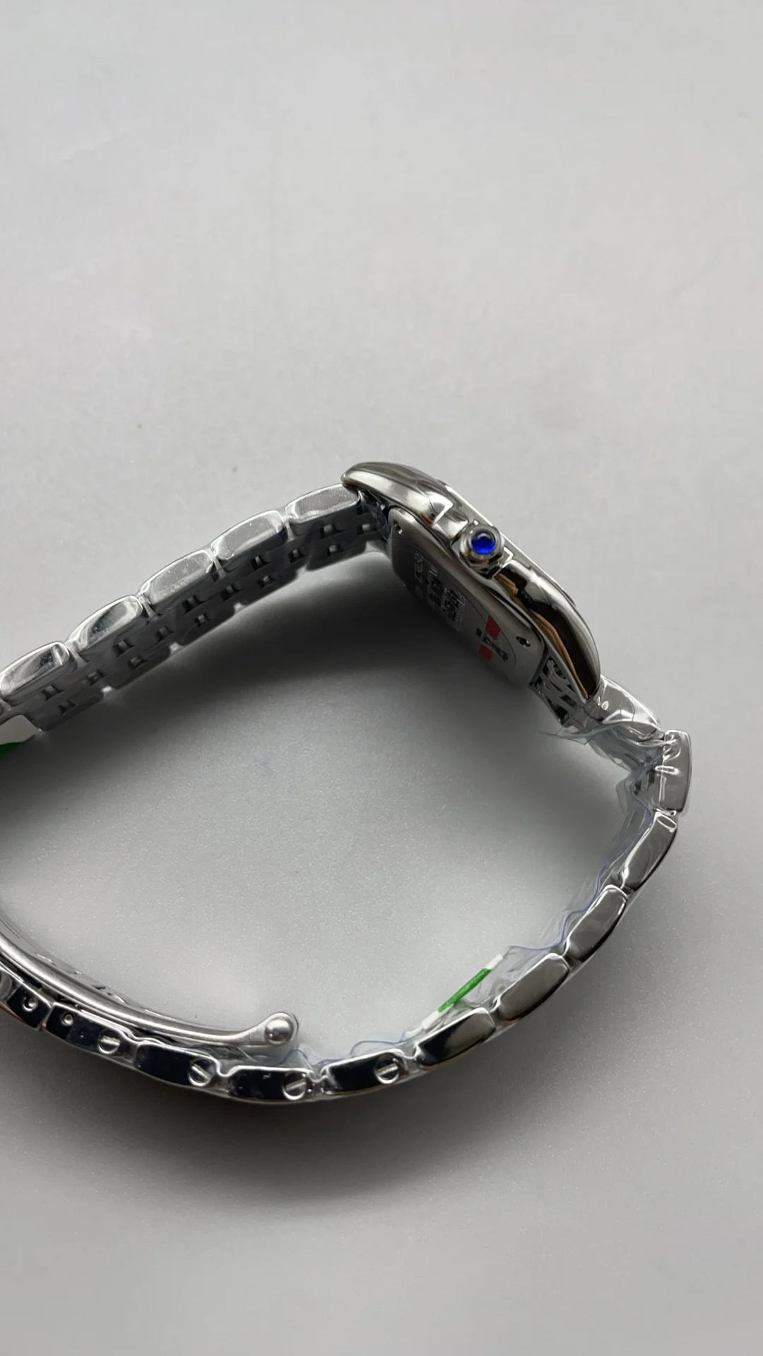 Cartier Panthère Silver Dial Diamond-Set 22mm — photographed off the sweep