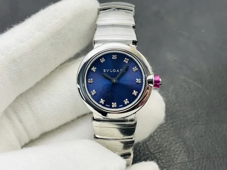 Cartier Panthère Sprite Yellow Gold Blue Dial Diamond-Set 22mm