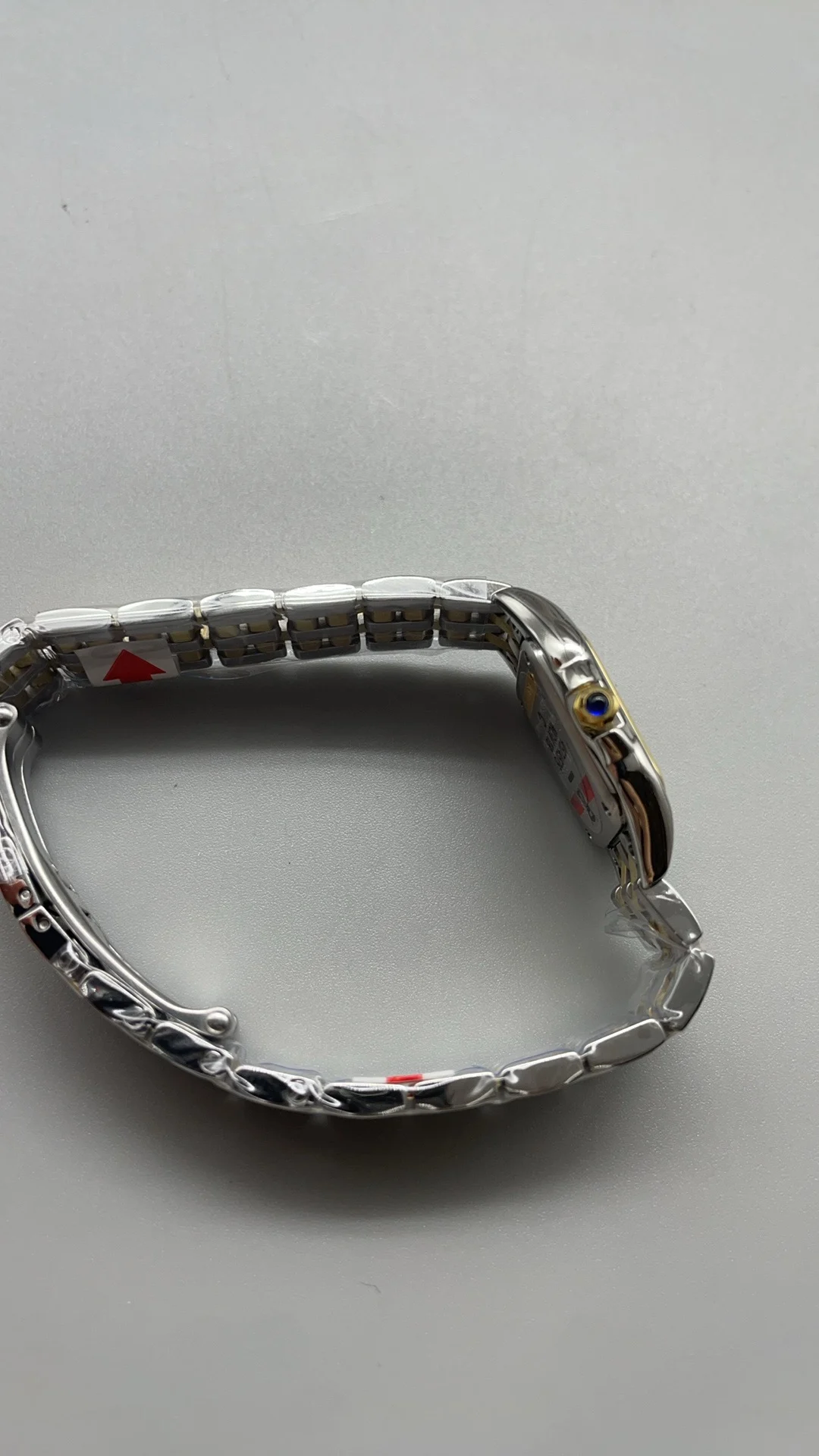 Cartier Panthère Two-Tone 22mm — photographed off the sweep