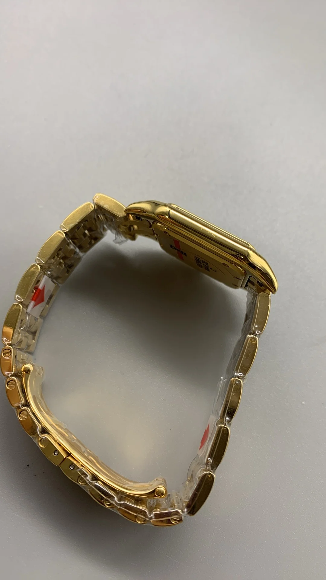 Cartier Panthère Two-Tone 27mm — photographed off the sweep
