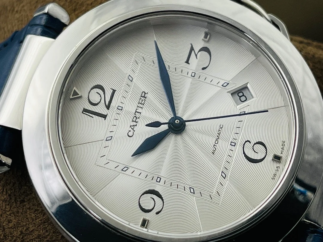 Cartier Pasha Titanium 41mm — photographed off the sweep