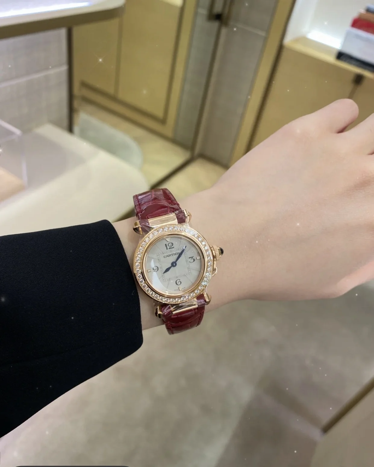Cartier Pasha Yellow Gold Blue Dial