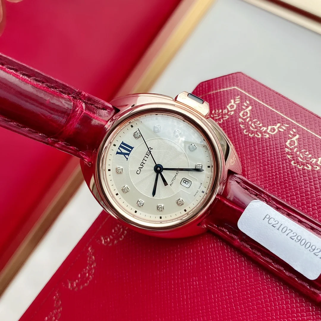 Cartier Rose Gold 31mm — photographed off the sweep