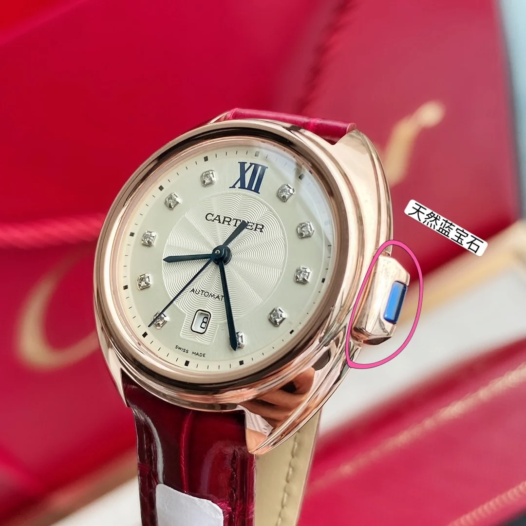 Cartier Rose Gold 31mm — photographed off the sweep