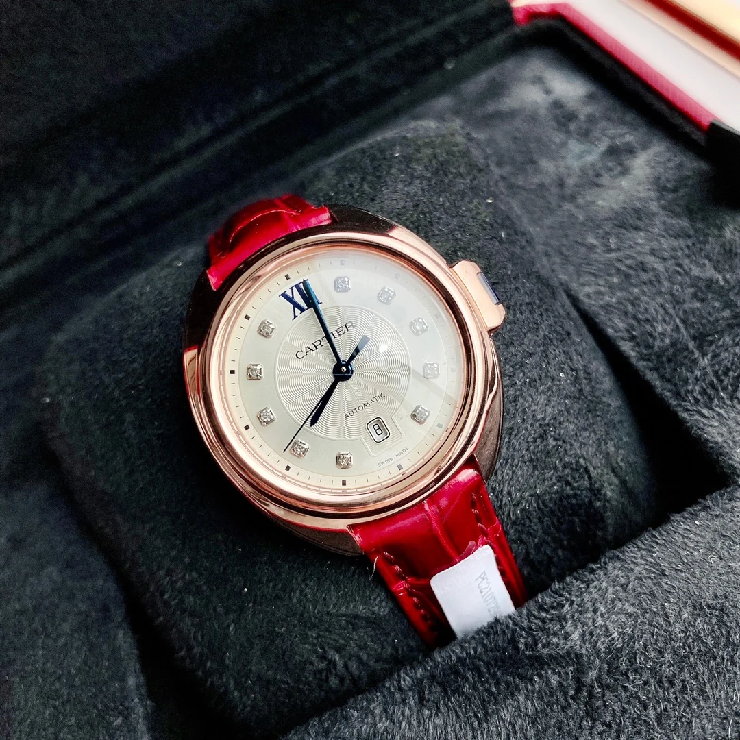 Cartier Rose Gold 31mm — photographed off the sweep