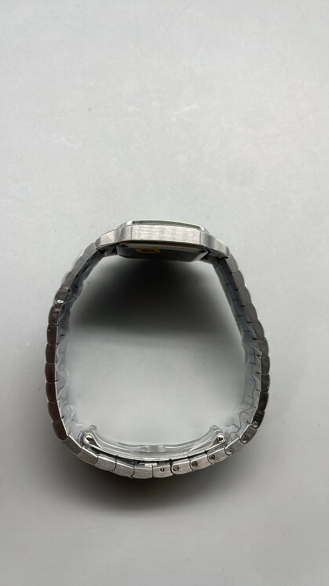 Cartier Santos 27mm — photographed off the sweep