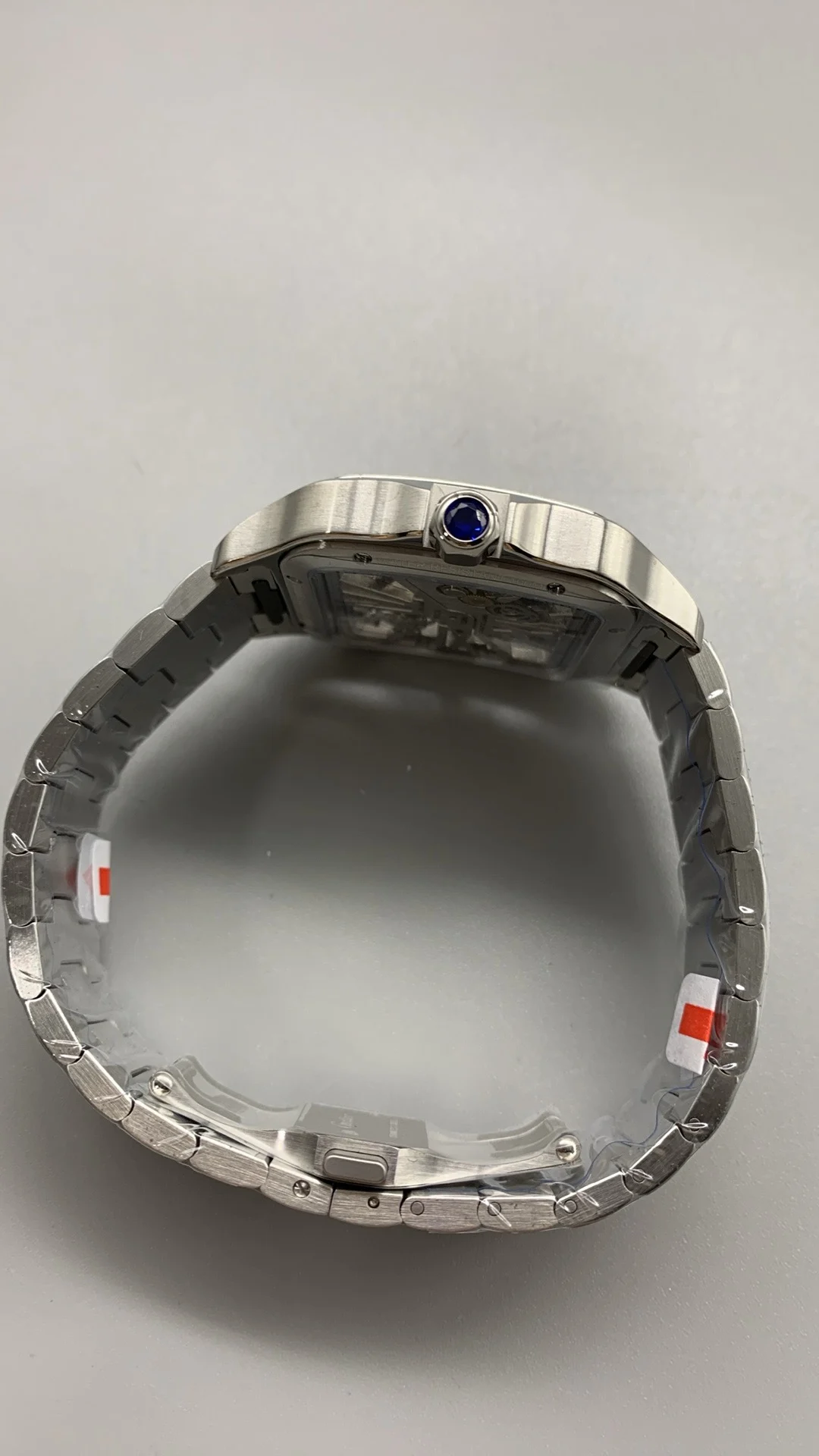 Cartier Santos 40mm — photographed off the sweep