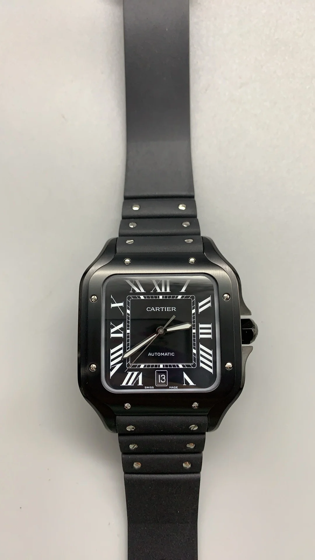 Cartier Santos Black Dial 40mm