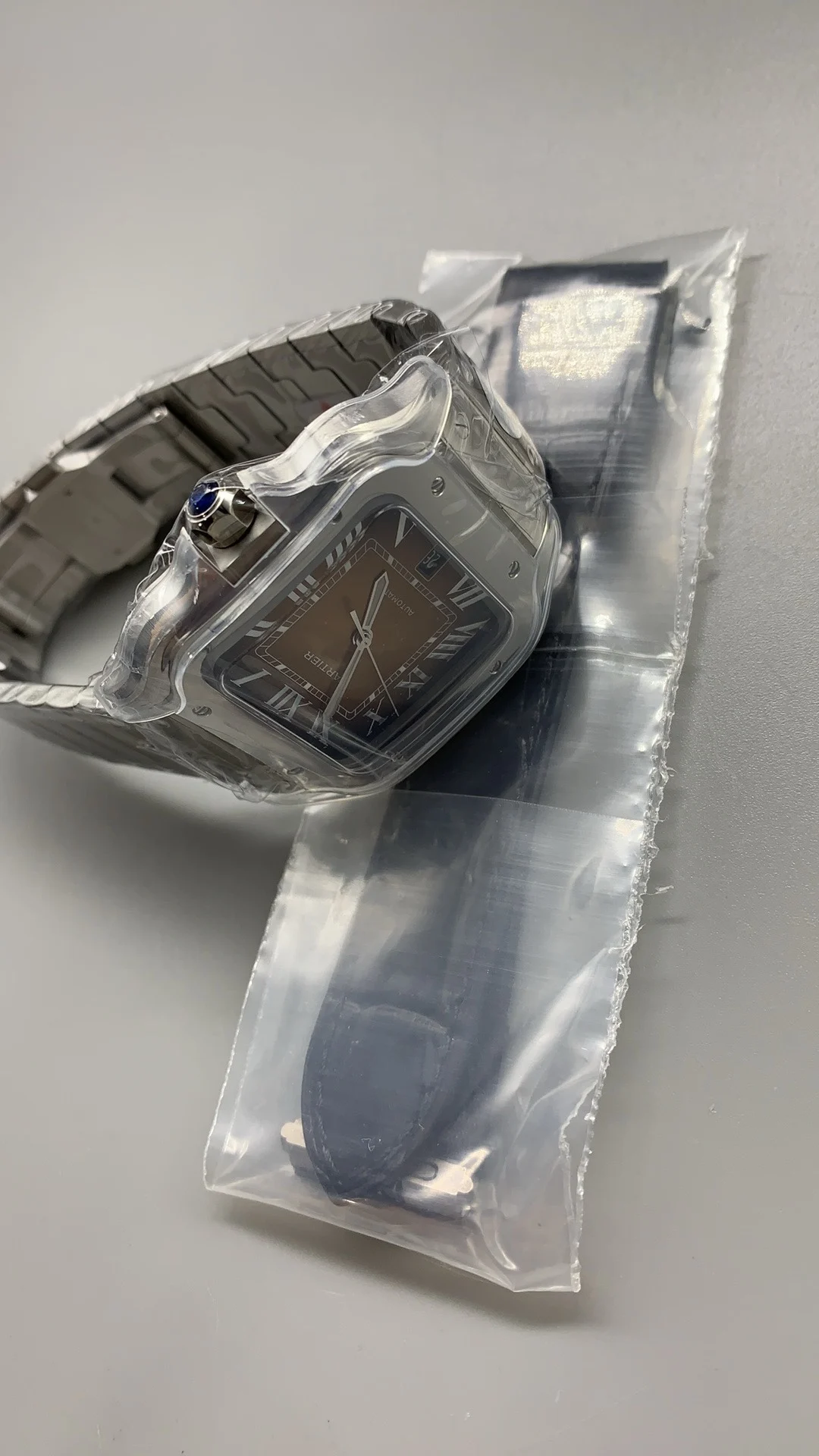 Cartier Santos Brown Dial 39.8mm
