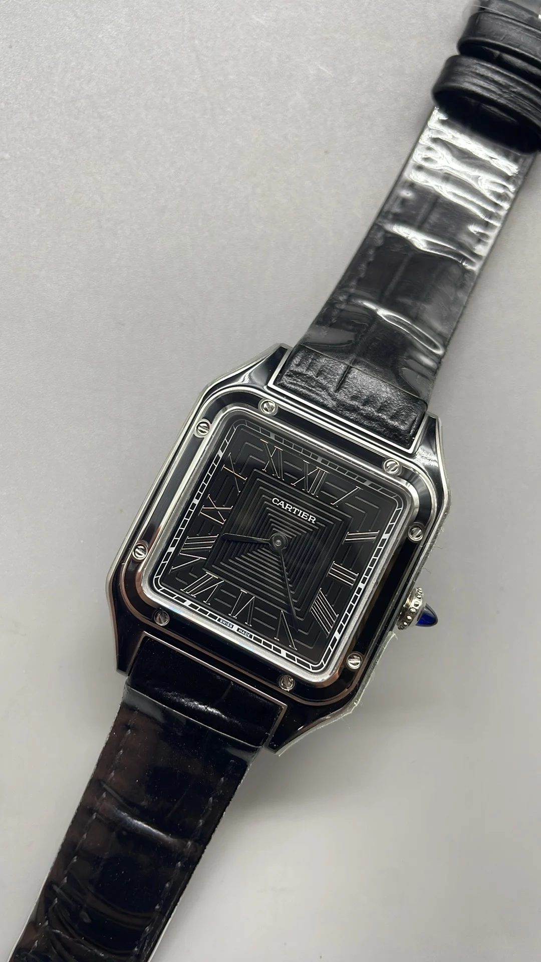 Cartier Santos-Dumont — photographed off the sweep