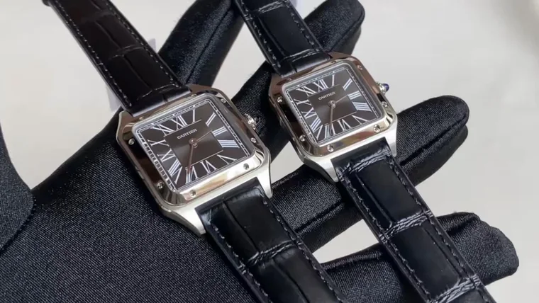 Cartier Santos-Dumont Grey Dial