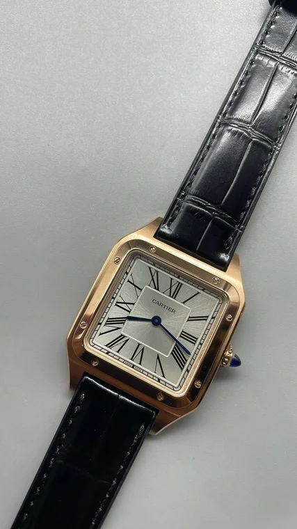 Cartier Santos-Dumont Rose Gold 43 × 31mm
