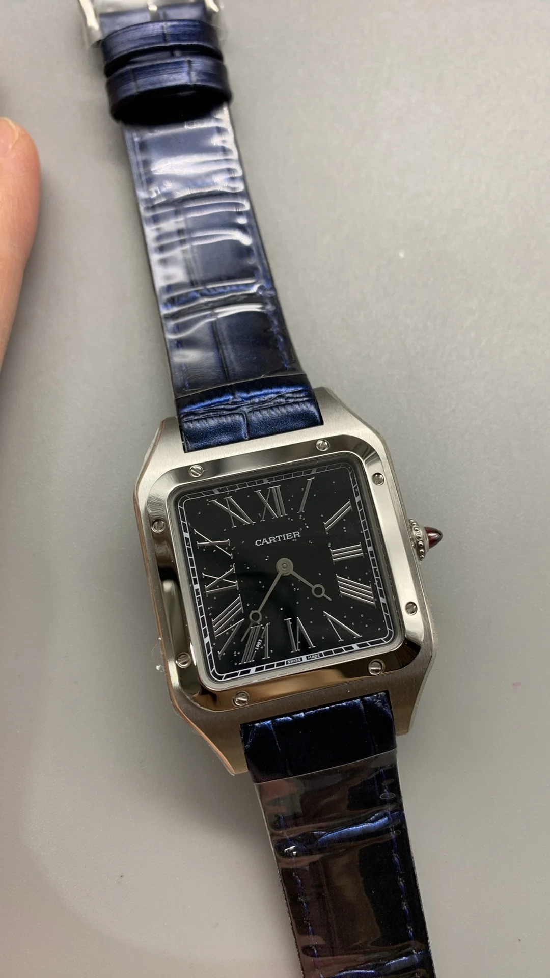 Cartier Santos-Dumont — photographed off the sweep