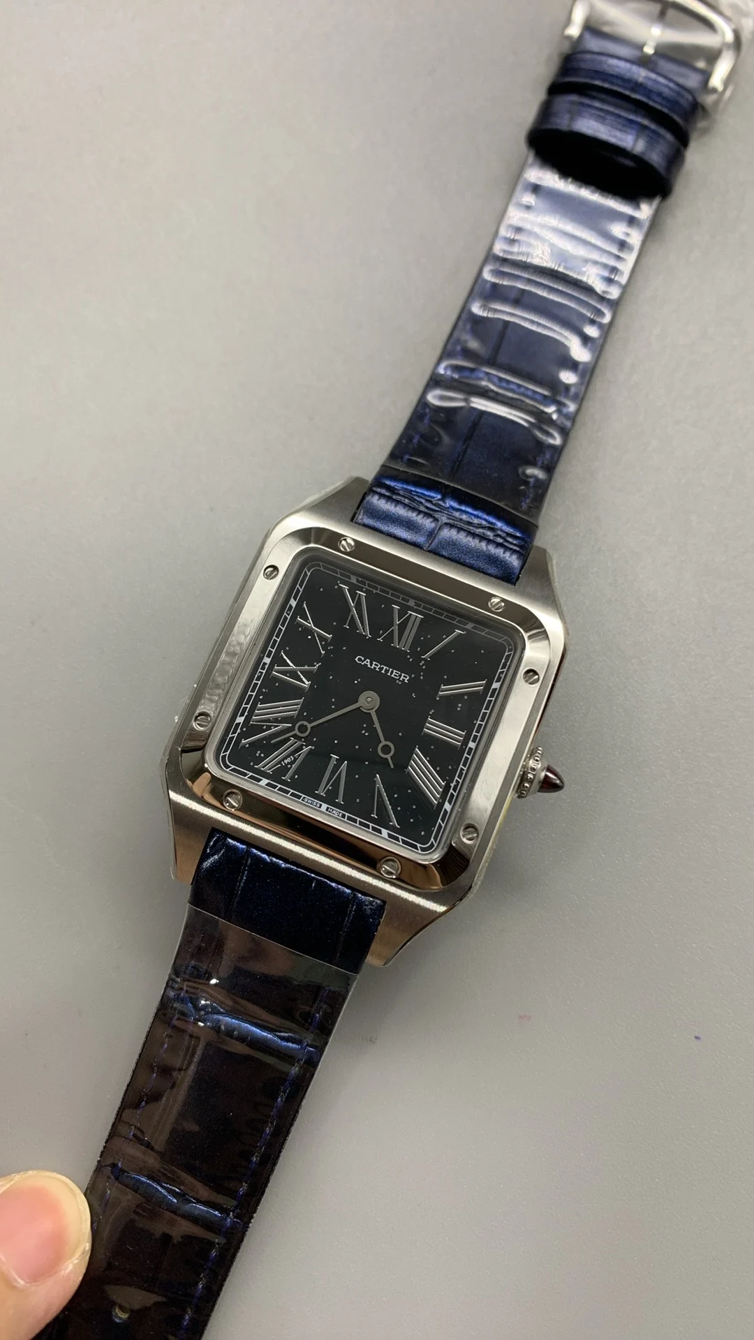 Cartier Santos-Dumont — photographed off the sweep