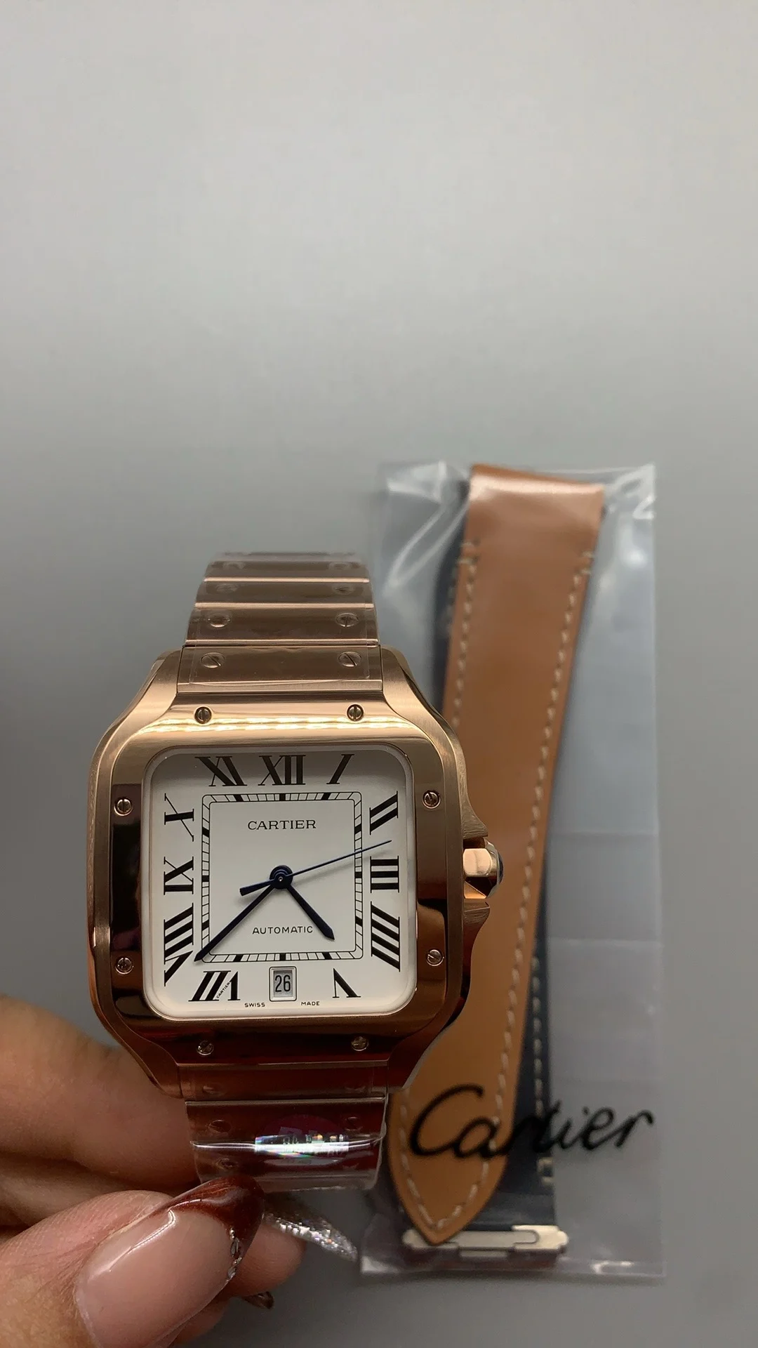 Cartier Santos Rose Gold
