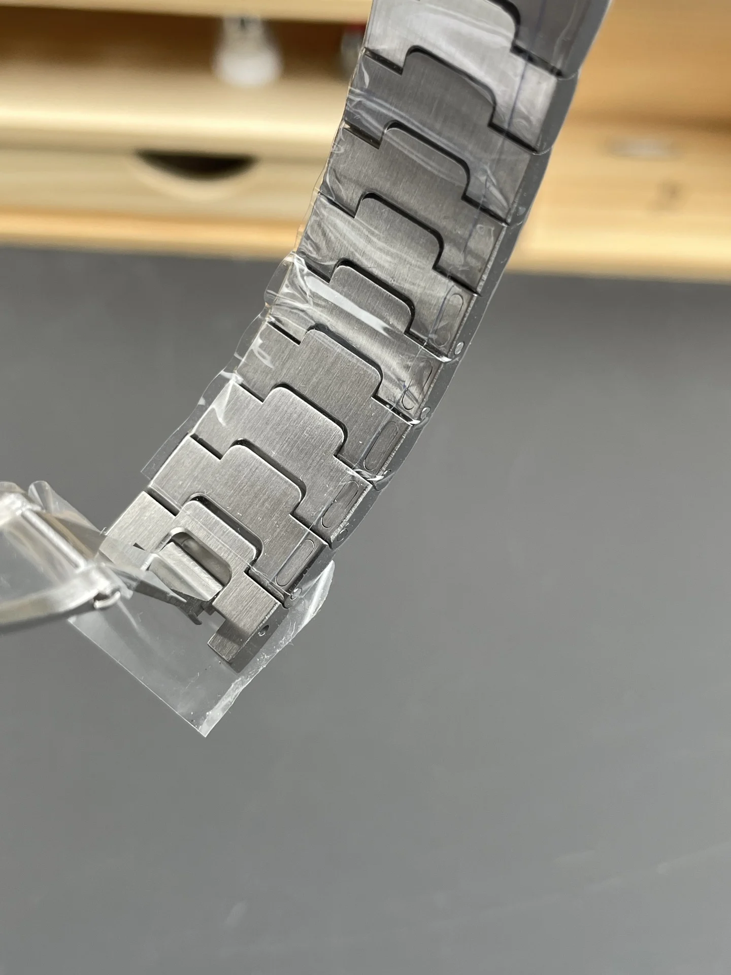 Cartier Santos Silver Dial Diamond-Set 35.1mm — photographed off the sweep