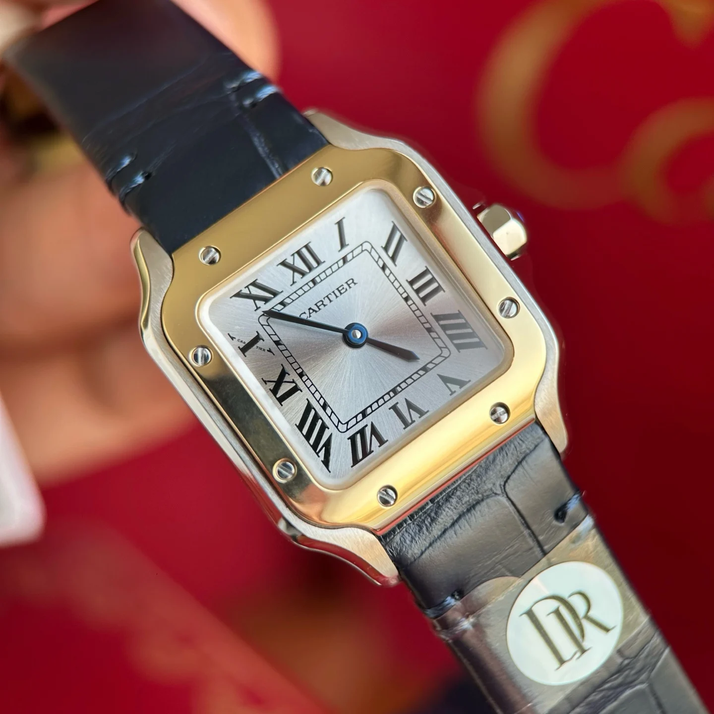 Cartier Santos Steel Silver Dial WSSA0082 27mm