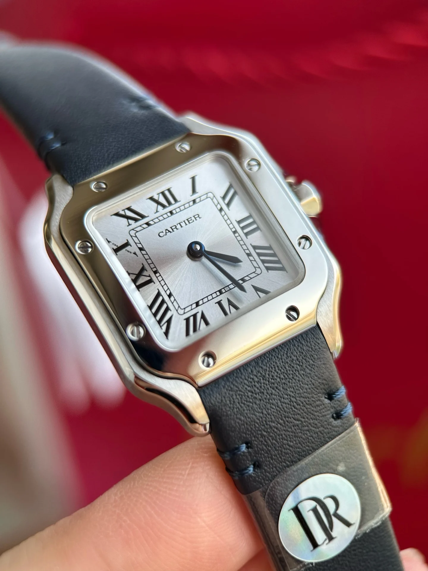 Cartier Santos Steel Silver Dial WSSA0082 27mm