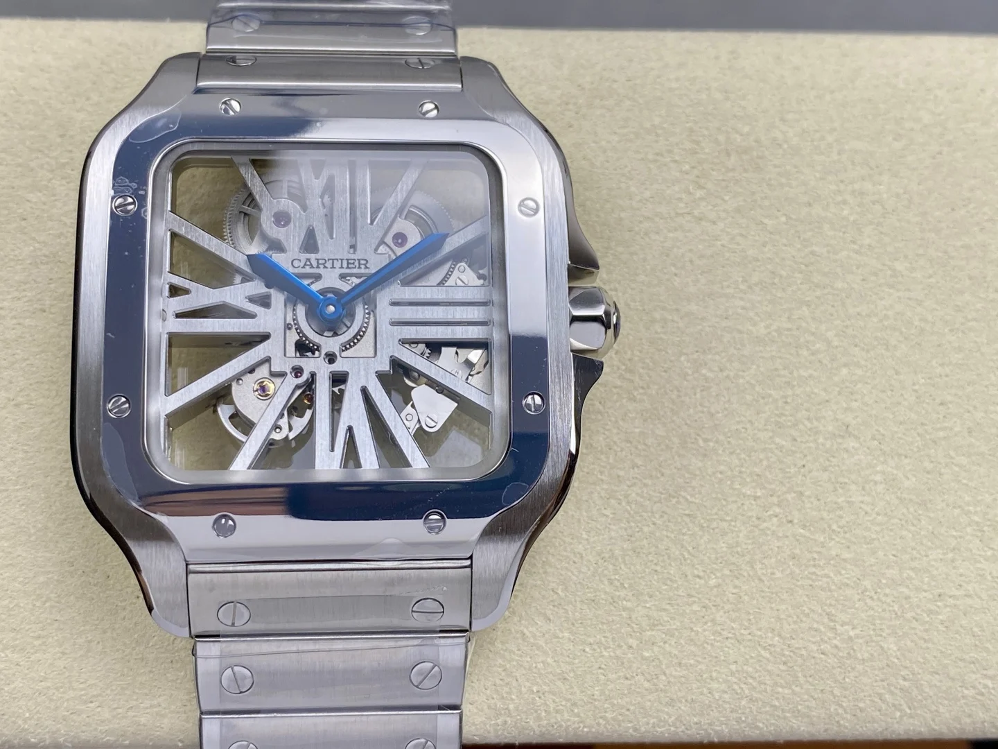 Cartier Santos Steel
