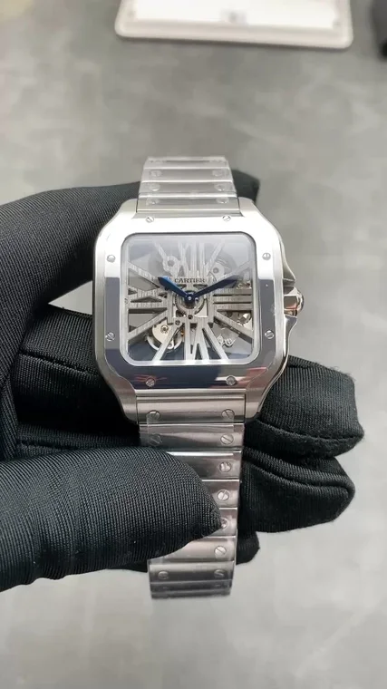 Cartier Santos Steel