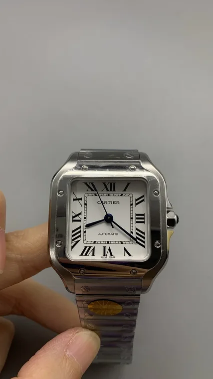 Cartier Santos White Dial 35mm
