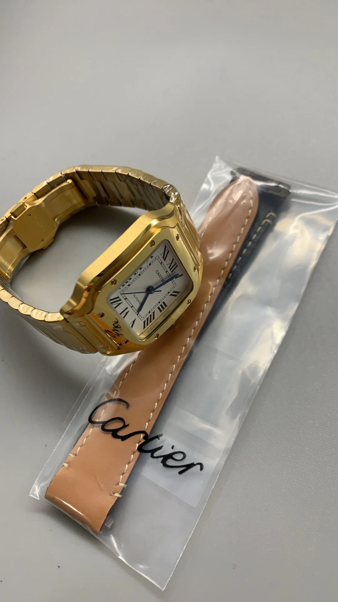 Cartier Santos White Dial 35mm