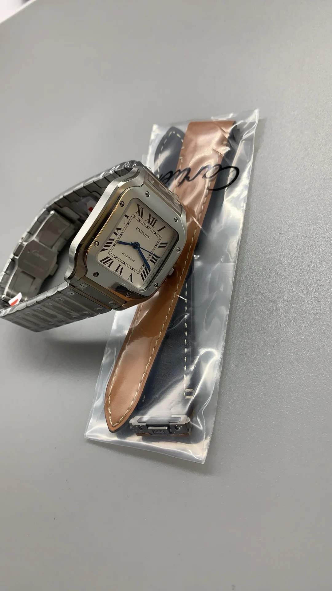 Cartier Santos White Dial 35mm